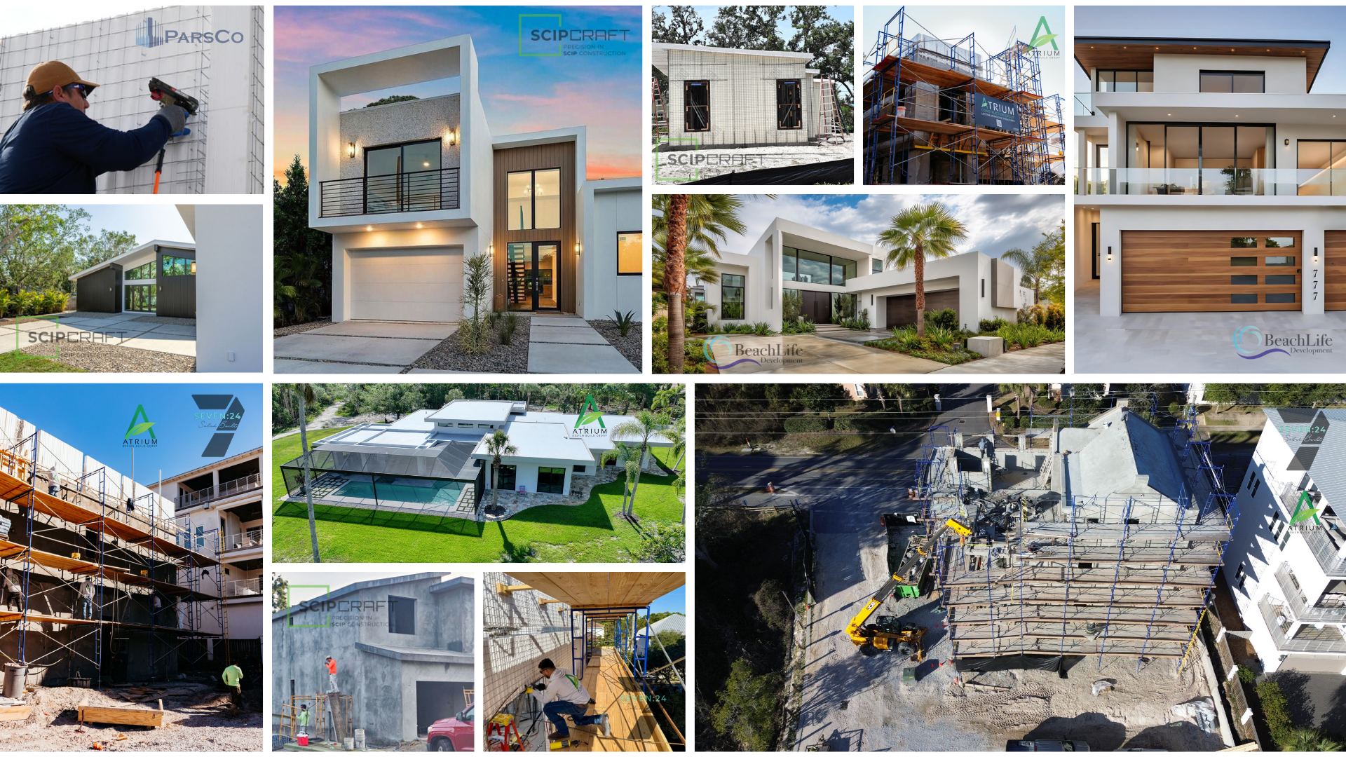 collage of SCIP Builds